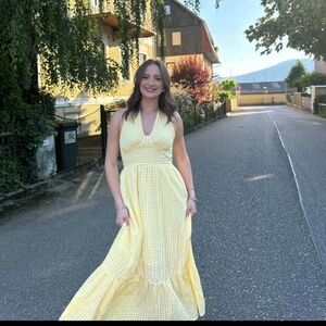 Yellow picnic dress